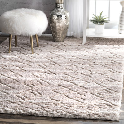 Tapis beige clair Willacoochee