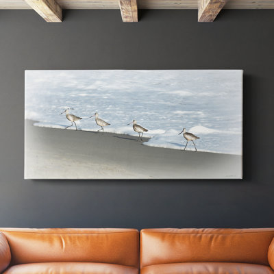 Sandpipers II- Gallery Wrapped Canvas -Ready to Hang