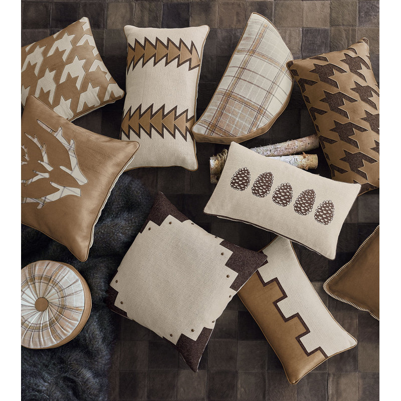 Lodge Square Pillow Cover & Insert, Vivo Bisque