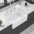 28 White Farmhouse Sink - 28 X 20 X 10 Inch Kitchen Sink Ceramic Porcelain Single Bowl Rectangular Farmer Basin