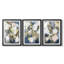 FLORAL Series DCLVII - Impression encadrée sur mesure de qualité supérieure - 3 pièces-334182056-334182062