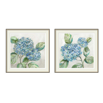 " French Hydrangea " 2 - Pieces Painting Print