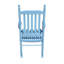Chaise berçante en bois en bois bleu-1172607085