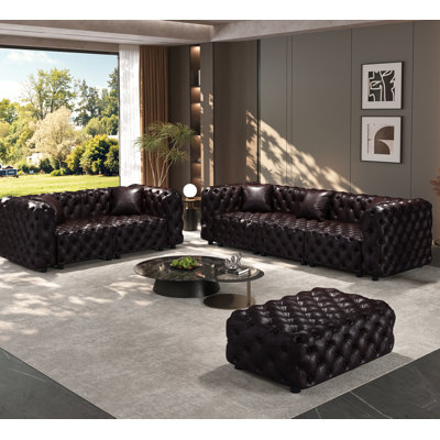 Modern Modular Sectional Sofa with Handcrafted Tufting