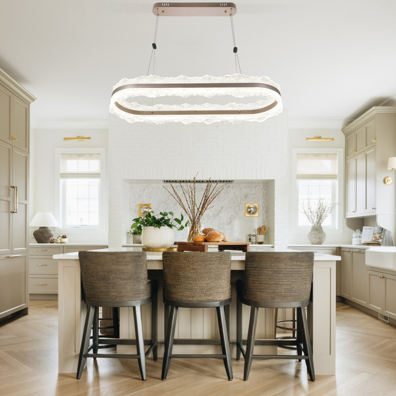 Dimmable Led Geometric Chandelier
