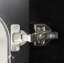 Meuble-lavabo 24 po avec lavabo - armoire en bois massif et panneau de fibres à densité moyenne, 2 tiroirs et 1 porte, tablette réglable-990539712