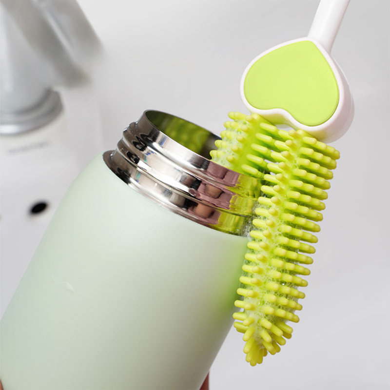 Bouteille d'eau Brosse à tasses multifonctionnelle, Vert