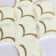 Water Jet Water Jet 14" x 13" Marble Mosaic Tile