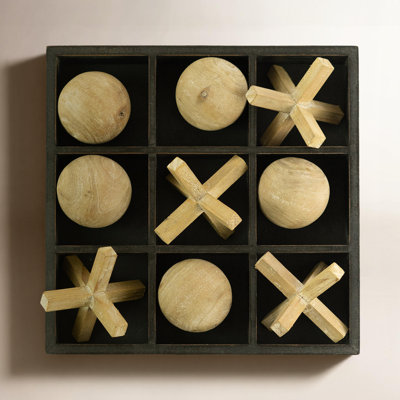 Rafael WOODEN TIC-TAC-TOE SET