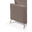 Chaise en cuir taupe de Malaga (assemblée)-133588601