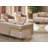 Elegance 3 Seater Beige Sofa
