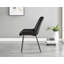 Enna White Glass Extending Dining Table And 6 Black Pesaro Silver Leg Chairs-966312763-966312767