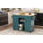 Jaye 51.7" Kitchen Island on Wheels with Storage Cabinet with Drop Leaf Countertop-1235139531