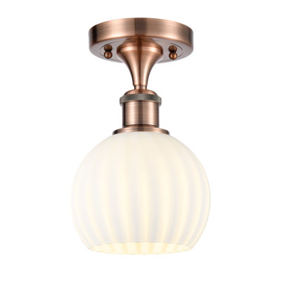 Plafonnier semi-encastré 1 lumière Ballston - Adriao