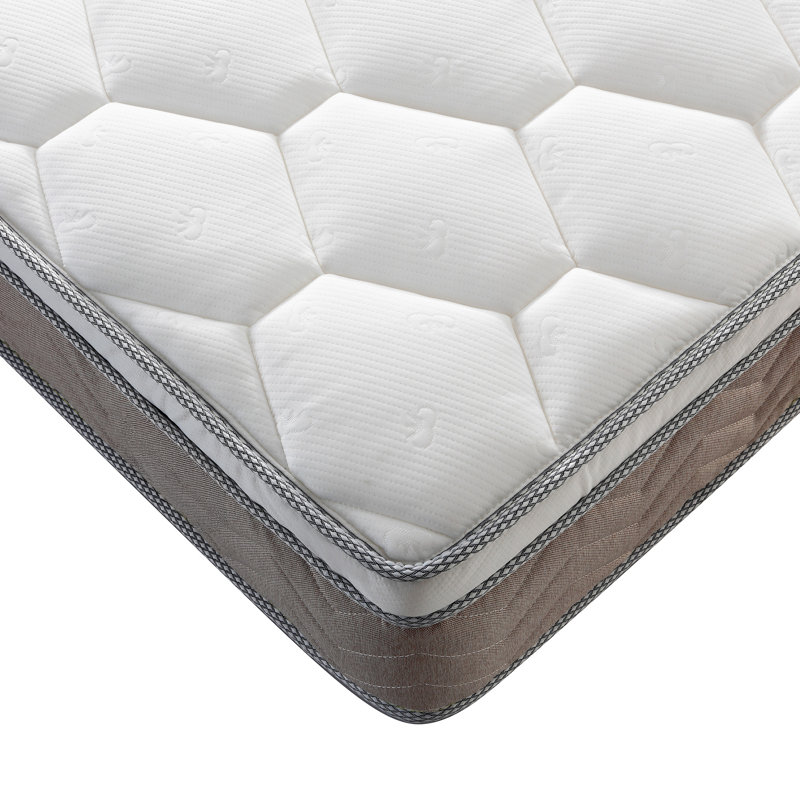 Matelas pour très grand lit 12 po, fermeté moyenne, mousse à mémoire de forme et ressorts ensachés, doux et confortable, soulagement, isolement par mouvement en pouces dans une boîte, ressorts individuels, mousse, isolement, respirant, rafraîchissant, bord extra
