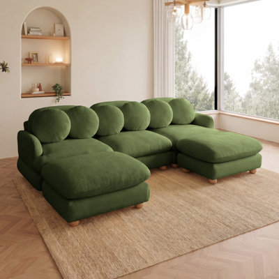 Canapé d'angle modulaire confortable