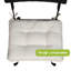 Chaise de patio pliante avec coussin