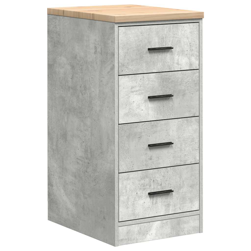 Garage Storage Cabinet Artisan Oak 40X51x85 Cm Solid Wood Pine