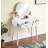 Liannon Contemporary Wood Vanity And Stool Set-1273294990