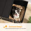 Cage de transport robuste de 42 pouces pour chiens, avec loquet autobloquant et conception fermée, idéale pour les chiens anxieux.-124416114