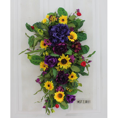 Faux feston tournesol