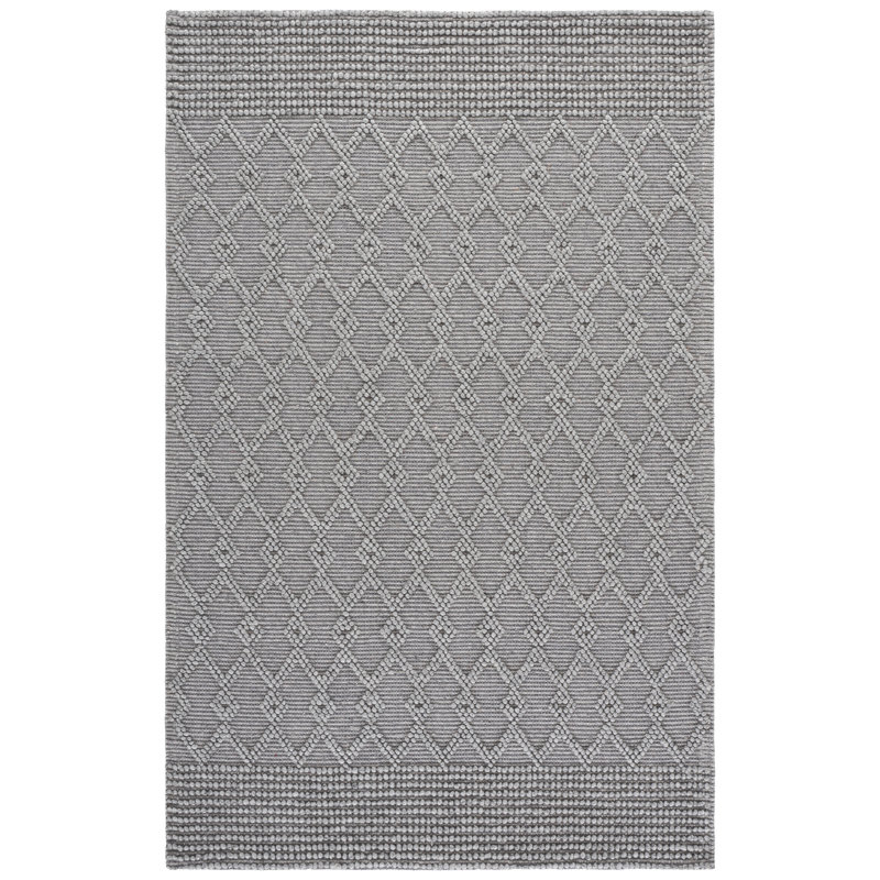 Laine tissée à la main Natura Coton Tapis d'intérieur recyclé P.E.T, Rectangle 4pi x 6 pi