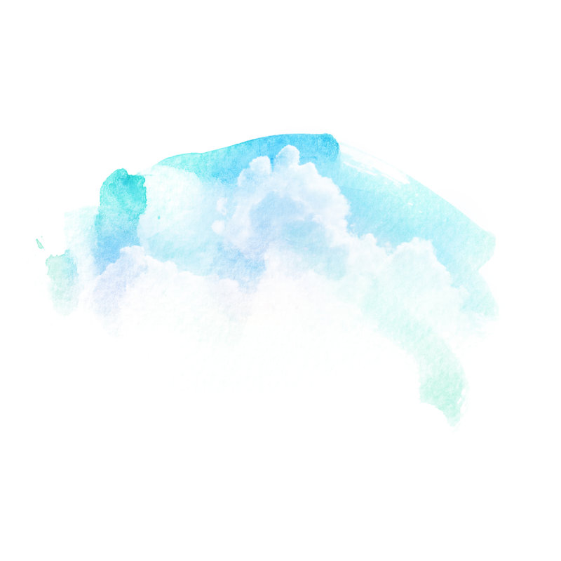 Watercolour - Wrapped Canvas Print, 30cm H x 46cm W x 3.8cm D