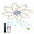 LED Ceiling Fan with Light,Modern Dimmable Ceiling Fan,Silent Ceiling Fan with Remote Control and APP Control