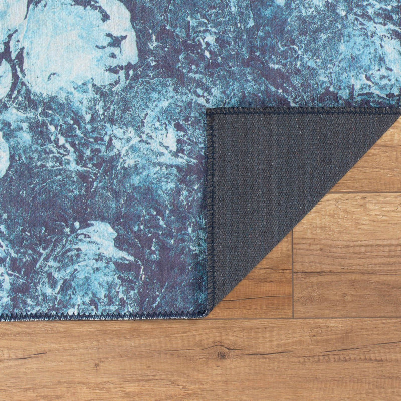 Luxurious Machine Washable Carpet, 100% Polyester, 7.5 x 10.8 Feet | Pile Height: 0.2 Inches, 1850 g/m² | Recycled Poly Cotton Underside, Easy Care, Perfect for Living Room & Bedroom, Soft & Durable Design
