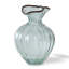 Vases de table en verre vert en forme de trompette-1664326448-1664326451