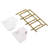 Kempst 4-Tier Corner End Table Triangular Sofa Table Corner Cabinet For Living Room-1809998665
