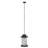 1 - Light Clear/Black Single Pendant