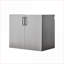 Armoires | Armoire de rangement murale en métal, moderne, l 32 po x H 28 po x P 20 po, fermeture en douceur, finition gris ardoise | Minimaliste | Salle de bain
