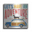 Lark Manor ™ «Beach Bums Woodie» par Michael Mullan, art mural en métal-1246907056