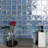 Atmosphere 2 in. x 2 in. Iridescent Recycled Glass Handmade Plastic Face Mounted Mosaic Decorative Wall & Pool Tile