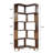 Afeef Corner Bookcase Corner Bookshelf Large Display Rack Storage Organizer-1201670662