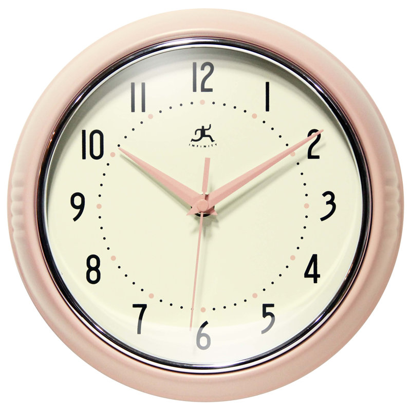 Horloge murale Desdra, Petit, Rose cendrée