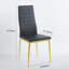 Ensemble de 4 chaises seulement, sans les tables