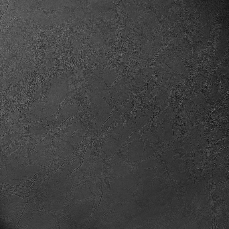 Fauteuil rembourré en similicuir, Black