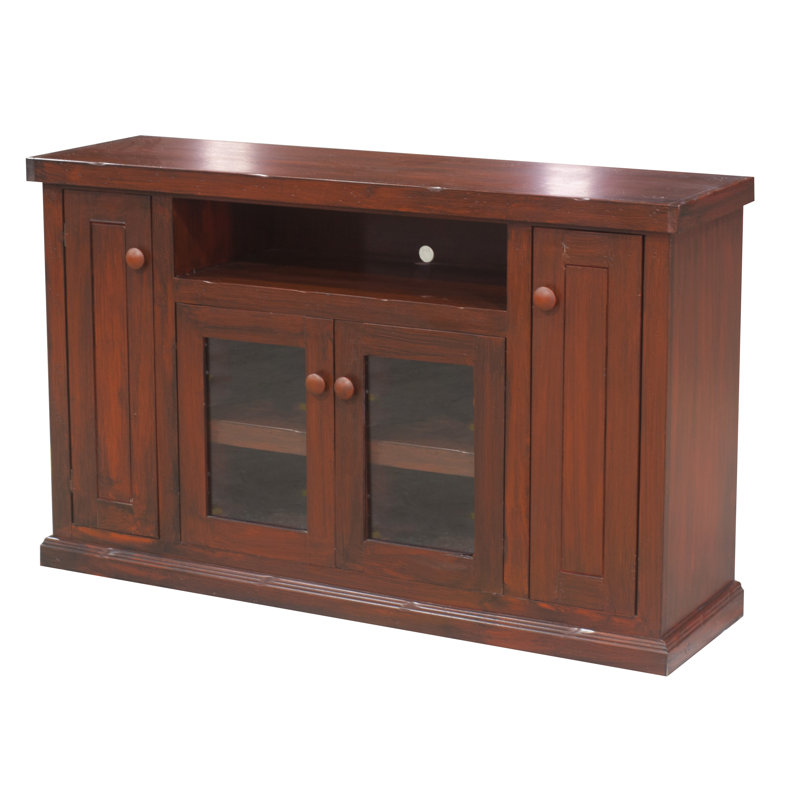 Calistoga Unfinished TV Stand for TVs up to 65", Sassy Gold