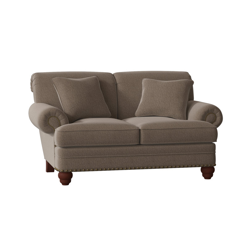 Spratt Loveseat, Boaz 41, Manhattan, Light Brass