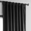 Rideaux en velours moelleux Matra pour chambre à coucher ‑ rideaux obscurcissants pour les fenêtres de salon, panneau simple-1630843118-1735163980
