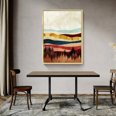 Cadre flottant, impression sur toile