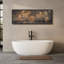 "Golden Fireworks Over Over Water Antique Retro Artwork"-111665611-111665612