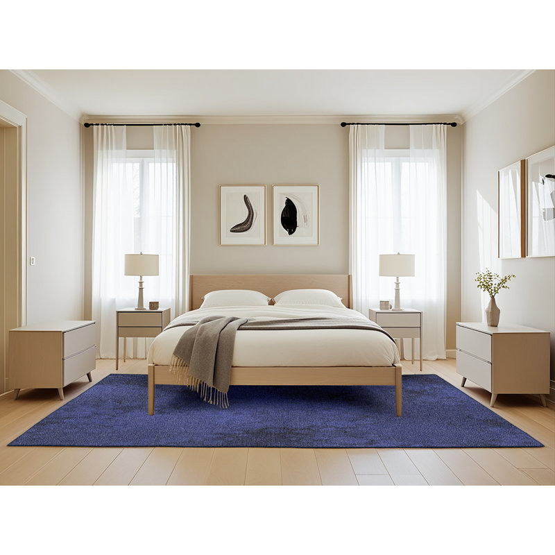 Mauve abstrait Tapis décoratif, Rectangle 5 pi x 8 pi