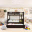 Lit superposé double avec lit gigogne simple-883711334
