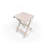 Trahan Fully Assembled All-Weather Recycled HDPE Outdoor Folding Bistro table-1271613785
