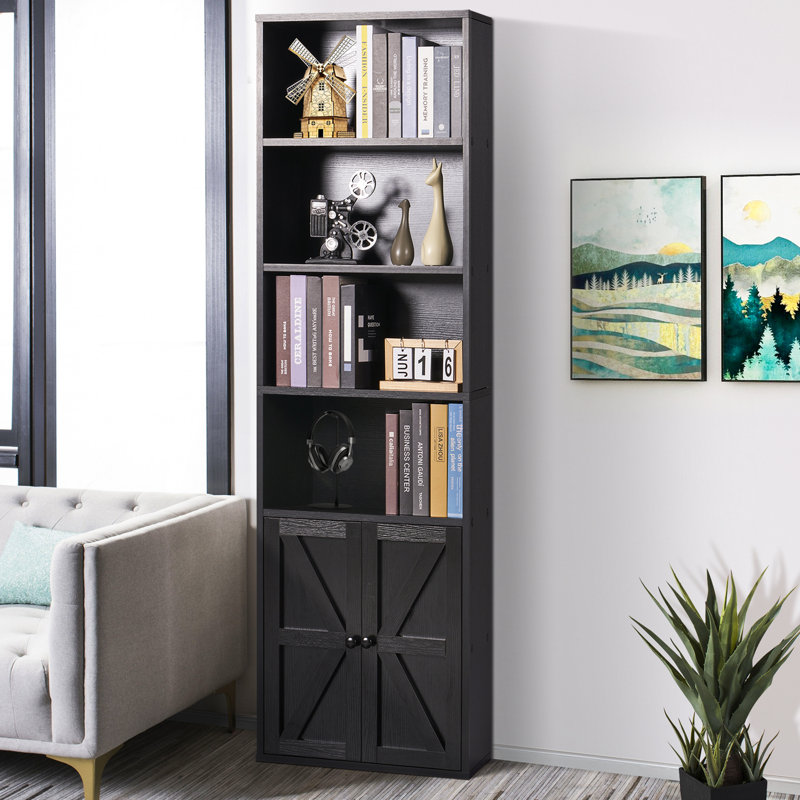 Chansoo Storage Bookcase, Black