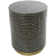 Mother of Pearl Shell Side End Accent Table with Gold Base