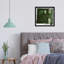 Moss Green, aquarelle abstraite «Cloudy Dream», peinture encadrée par Oliver Gal-66777438-66777434